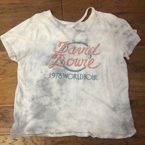 David Bowie Tie-dye Shirt